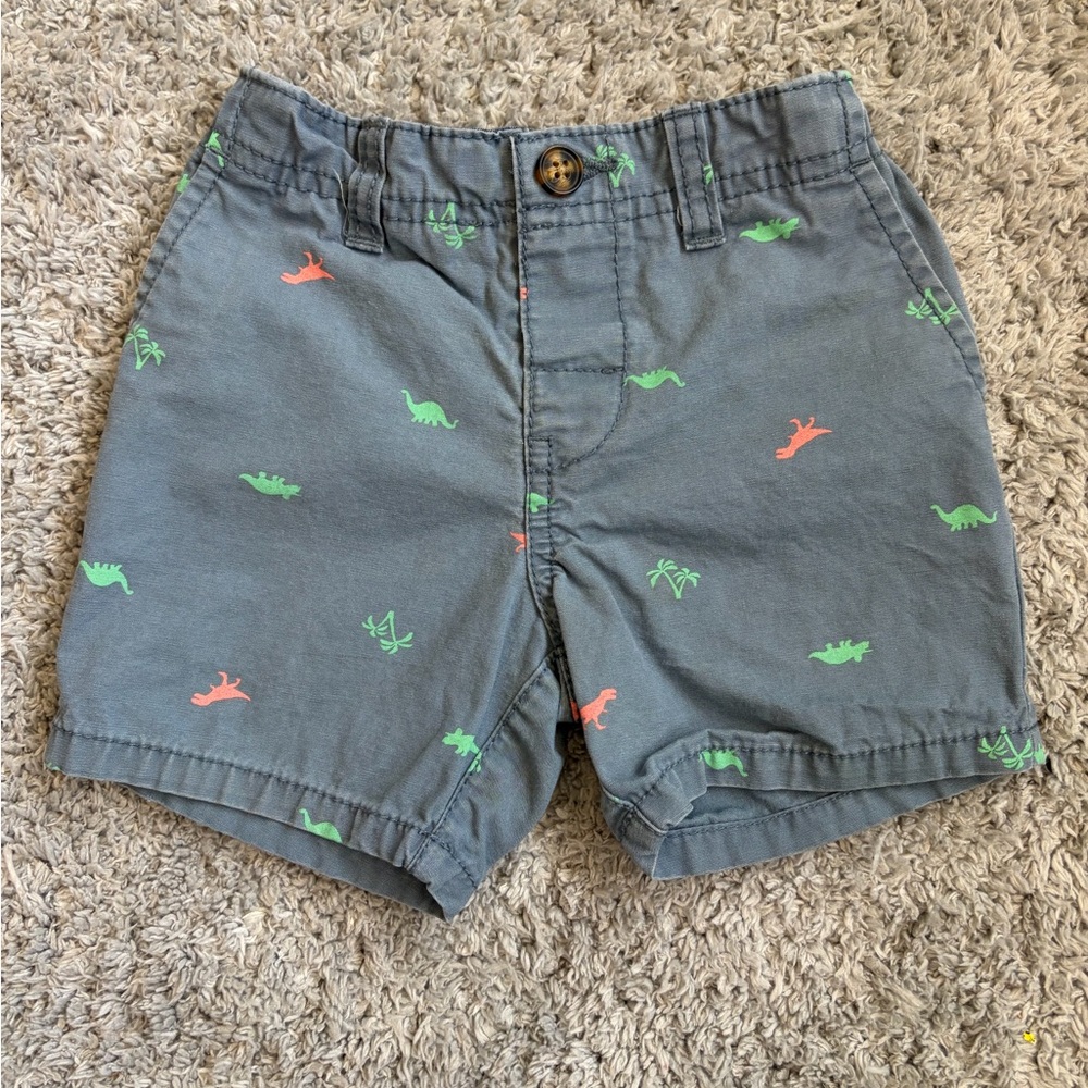✨5/$15✨ Carter’s•Toddler Dino Print Shorts | 12m